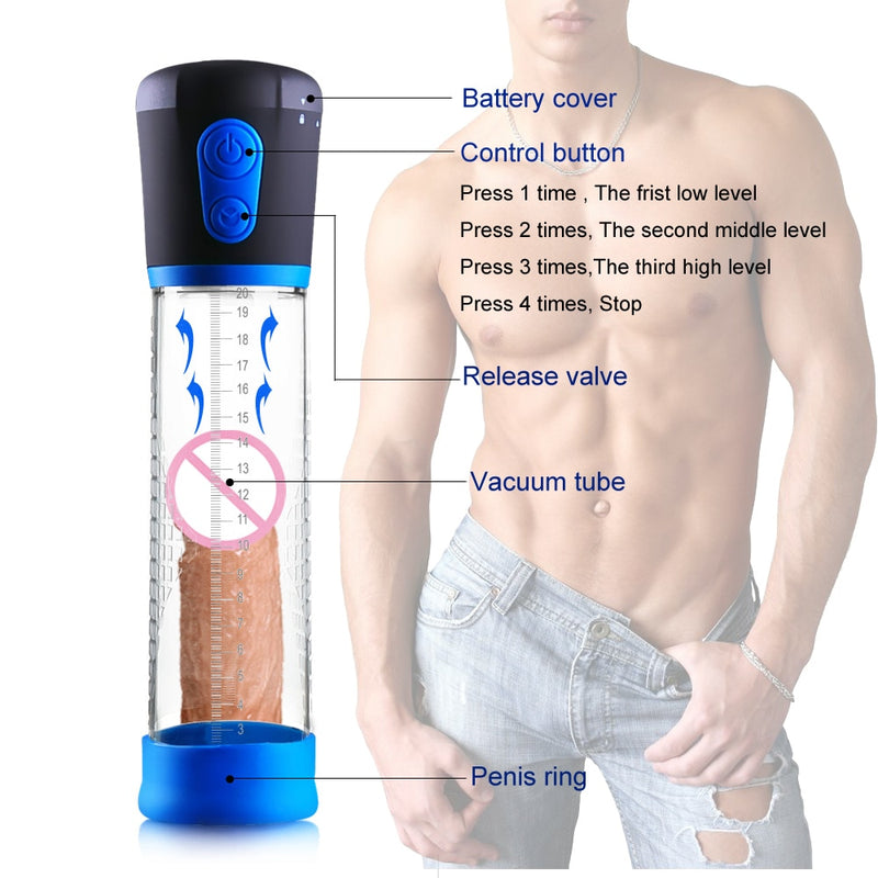 Electric Penis Pump Sex Toys for Men