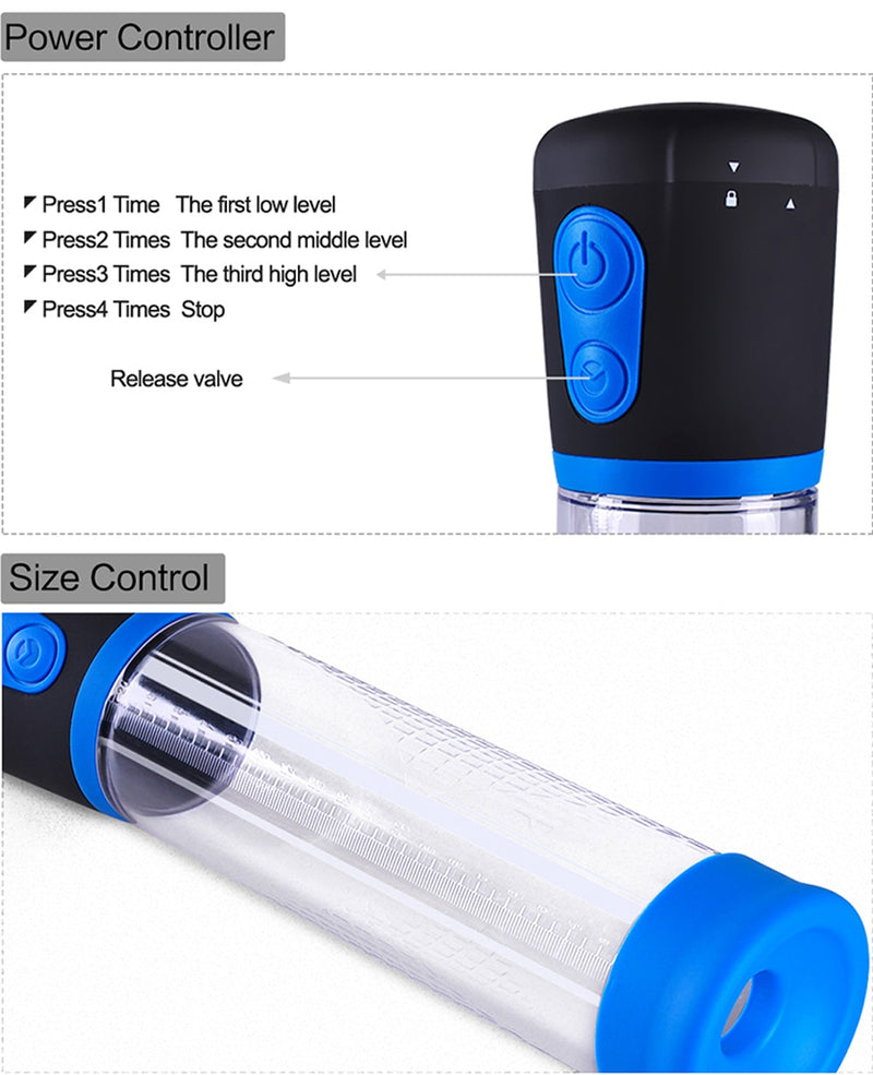 Electric Penis Pump Sex Toys for Men