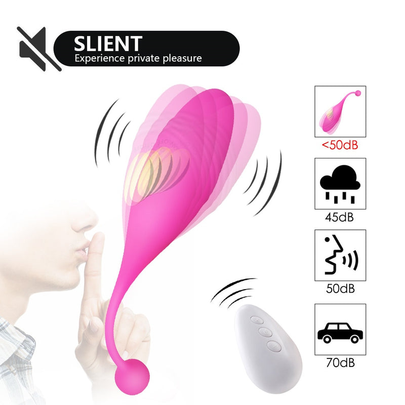 Silent Wireless Remote Control Vibrator