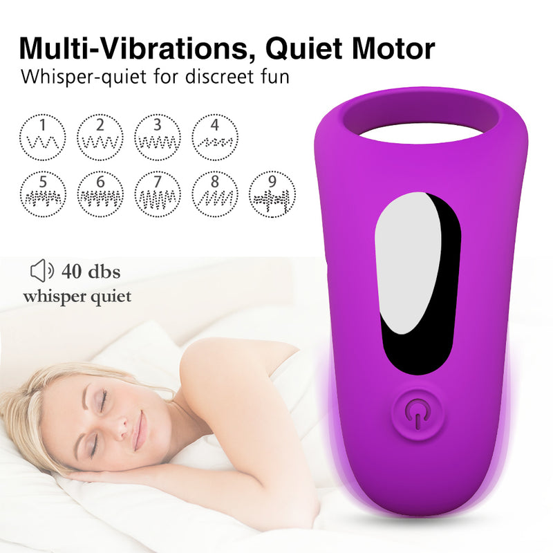 Wireless Remote Control Vibrator Cock RING