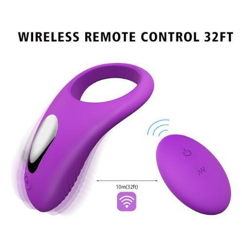 Wireless Remote Control Vibrator Cock RING