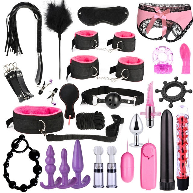 Sex Dildo Vibrator Anal Plugs Handcuffs